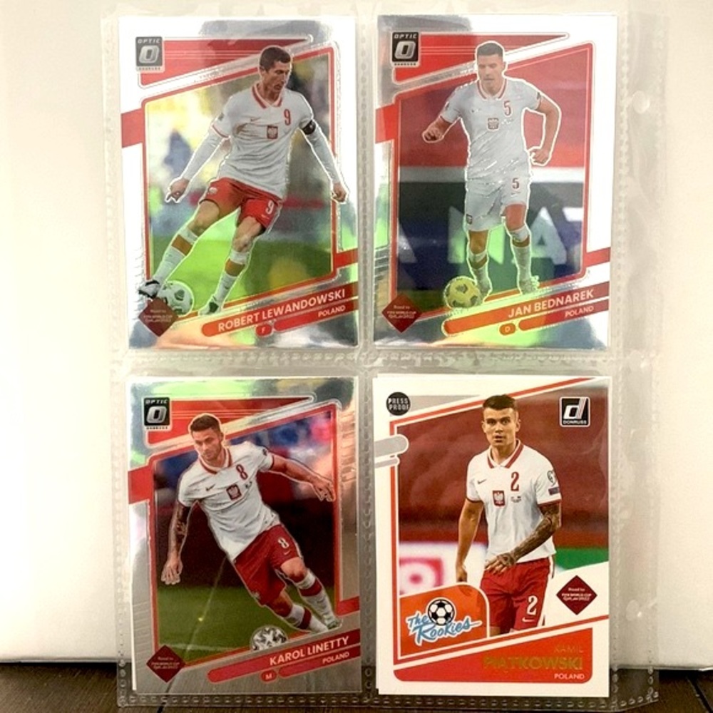 POLAND 🇵🇱 NATIONAL SOCCER TEAM TRADING CARDS.